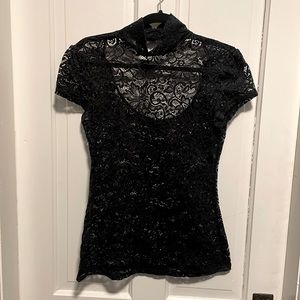 Express Lace Top, M